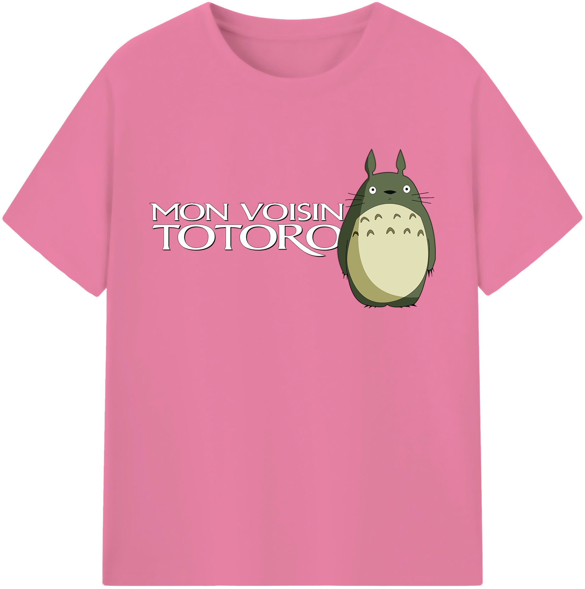 （画像用） となりのトトロ 草壁メイ 草壁サツキ My Neighbor Totoro Satsuki Kusakabe Mei Kusakabe 綿100％半袖Tシャツ（フロントプリント）